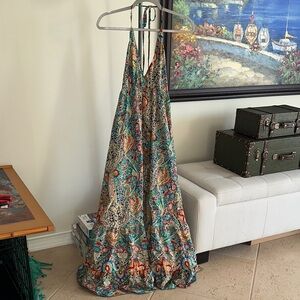 Paisley Maxi Bohemian Halter Style Dress
